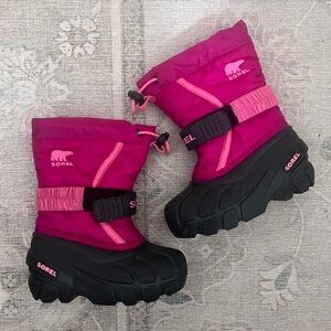 Sorel Kids deep blush/tropic pink Snow Boots